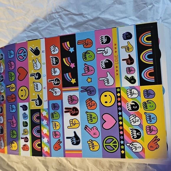 NWT Recollections Sign Language Sticker Pack - Multicolor 479pcs - Picture 8 of 9